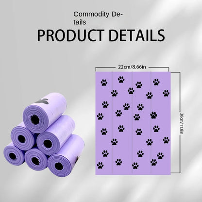 EPI Intensification Biodegradable Pet Waste Bags with Dispenser - Eco-Friendly Dog Cleaning Supplies