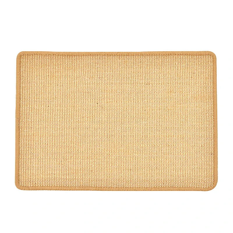 Sisal Cat Scratching Mat - Nail Sharpening Scraper for Furniture Protection and Play