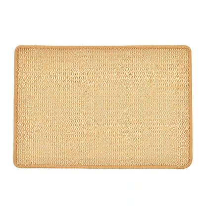 Sisal Cat Scratching Mat - Nail Sharpening Scraper for Furniture Protection and Play