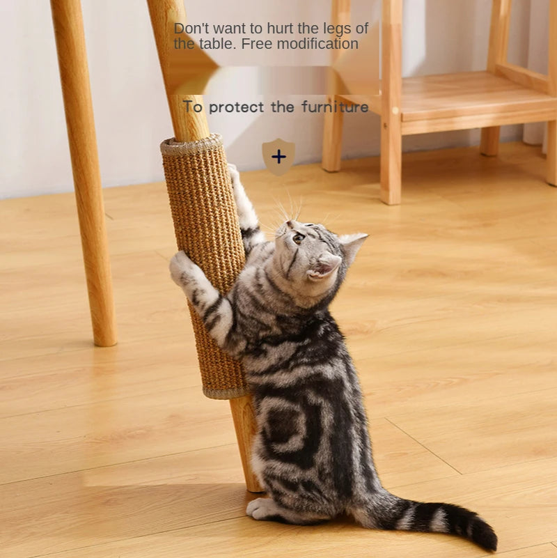 Sisal Cat Scratching Mat - Nail Sharpening Scraper for Furniture Protection and Play