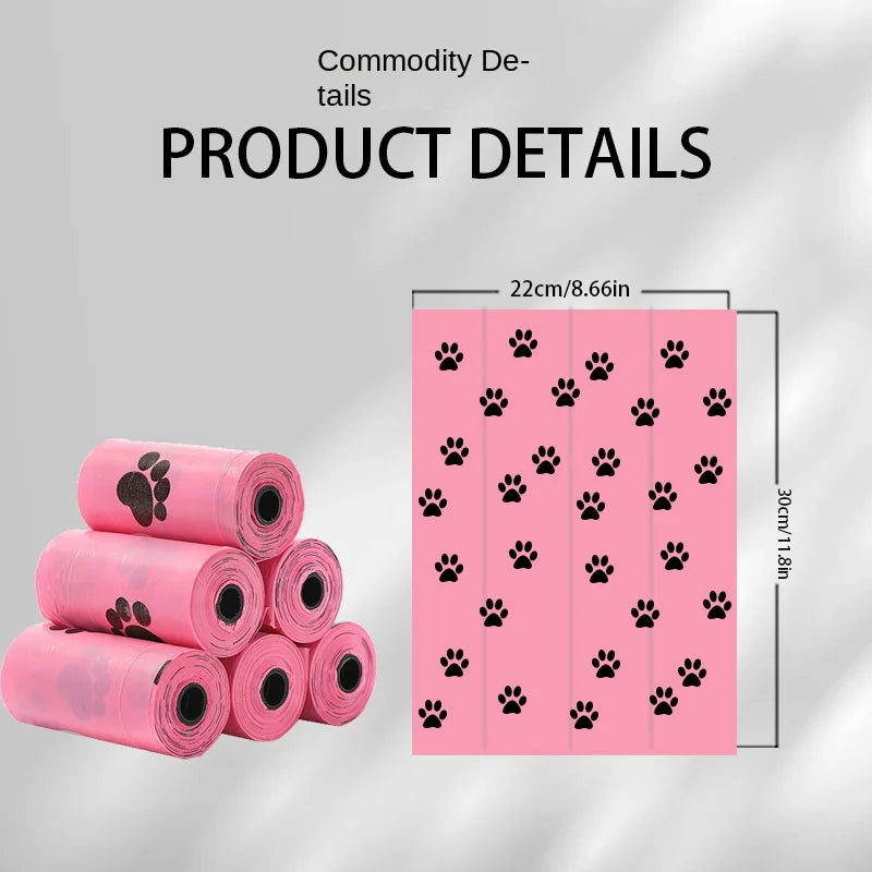 EPI Intensification Biodegradable Pet Waste Bags with Dispenser - Eco-Friendly Dog Cleaning Supplies