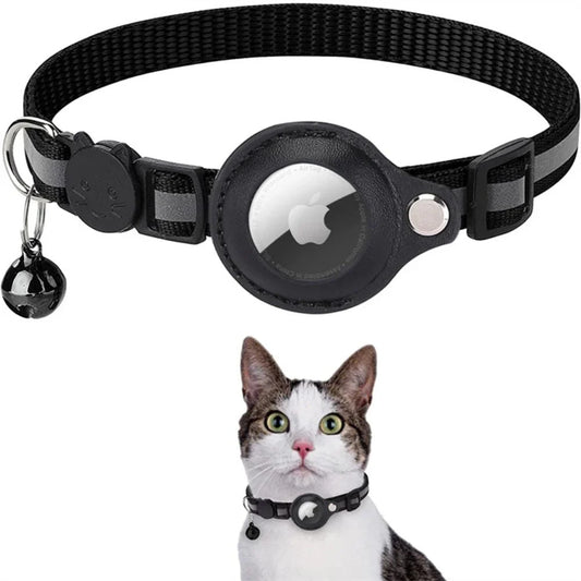 Cat GPS Tracking Collar Featuring Quick-Release Fastener and Enhanced Reflective Design for Nighttime Safety