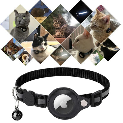Cat GPS Tracking Collar Featuring Quick-Release Fastener and Enhanced Reflective Design for Nighttime Safety